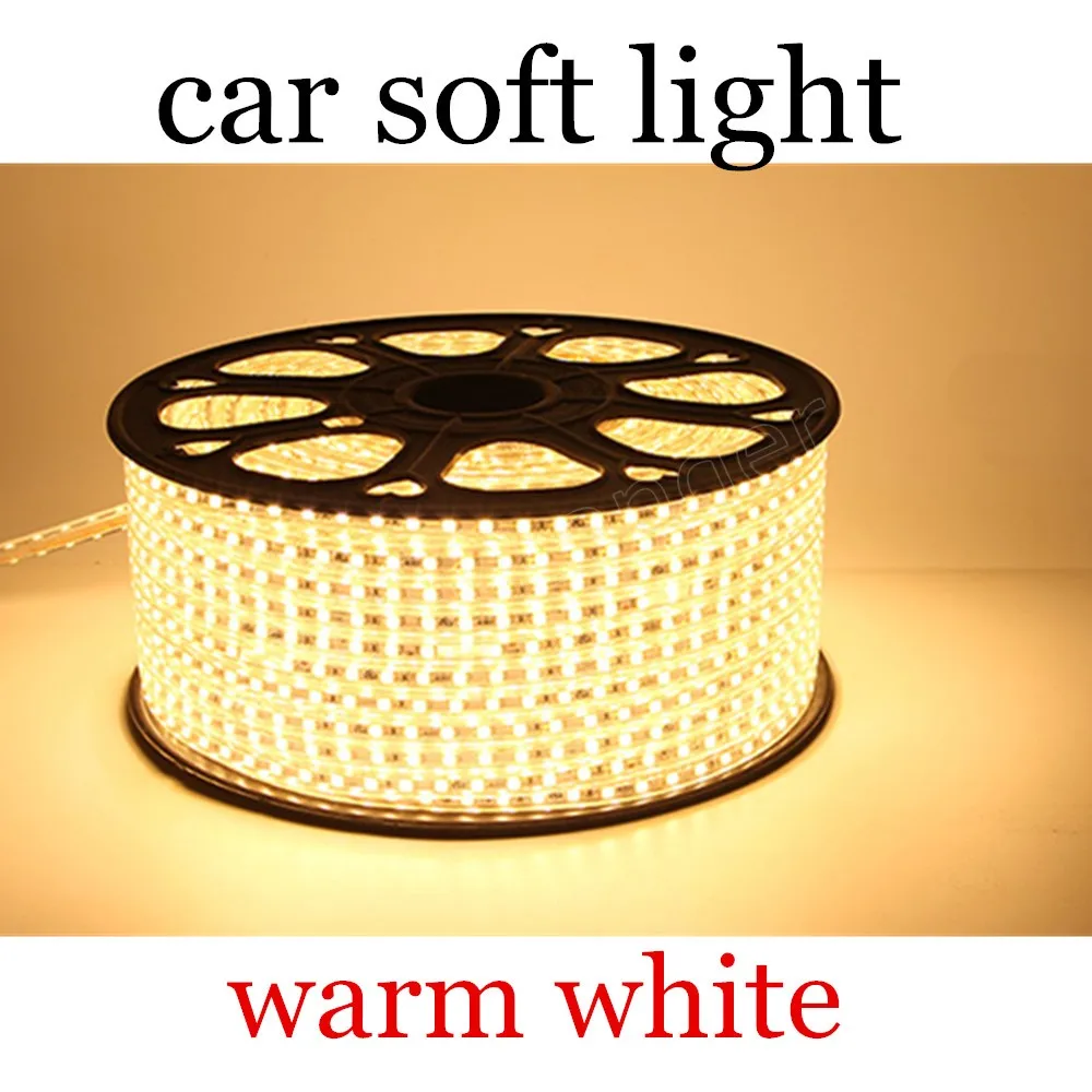 60leds/m waterproof Car LED Strip Lights 5050 SMD Bulbs Flexible best selling new Car warm white