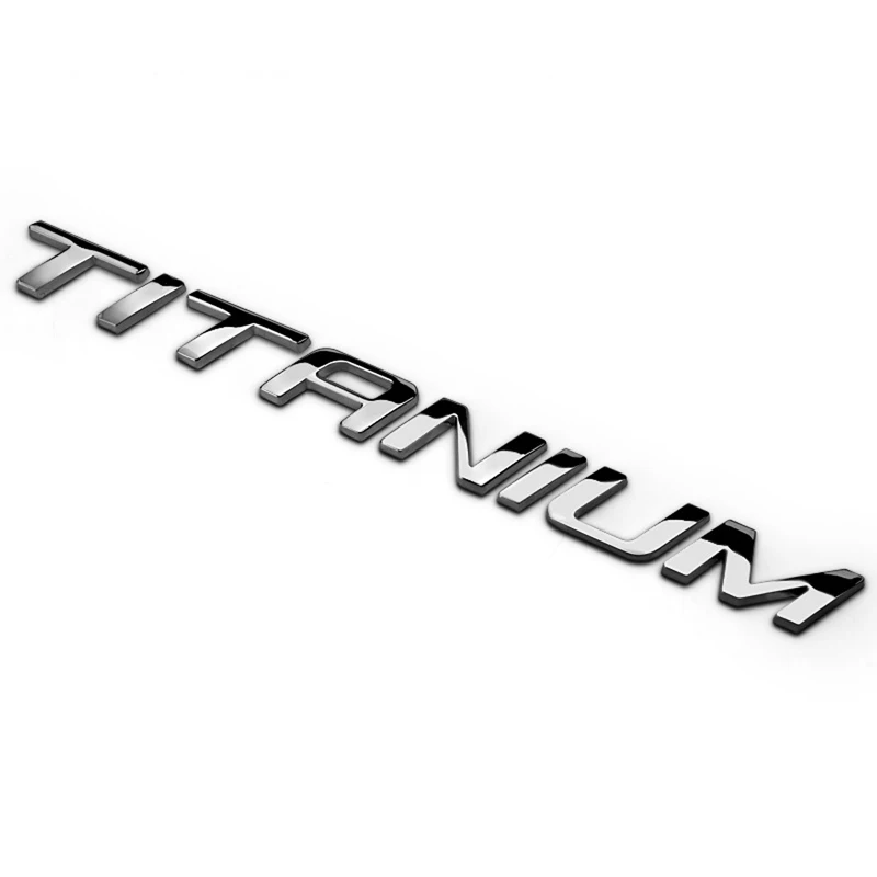 

Car Sticker 3D TITANIUM Metal Emblem For Ford Focus 2 3 Kuga Fiesta Explorer Ecosport Mustang Rear Tail Badge Auto Accessories