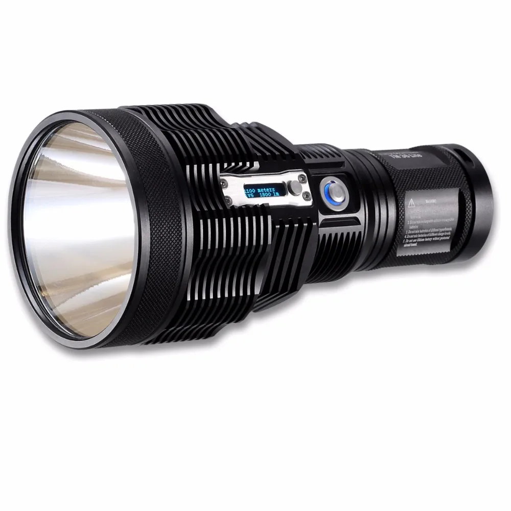 NITECORE 1800LM TM36Lite SBT70 светодиодный фонарик без батареи 18650 прожекторный фонарь 1100