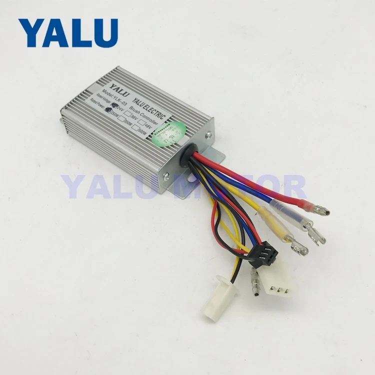 Sale Electric Brushed Motor DC Controller 24V 36V 250W Speed Controller with PAS Sensor Port For Electric Bicycle Scooter Accessories 4