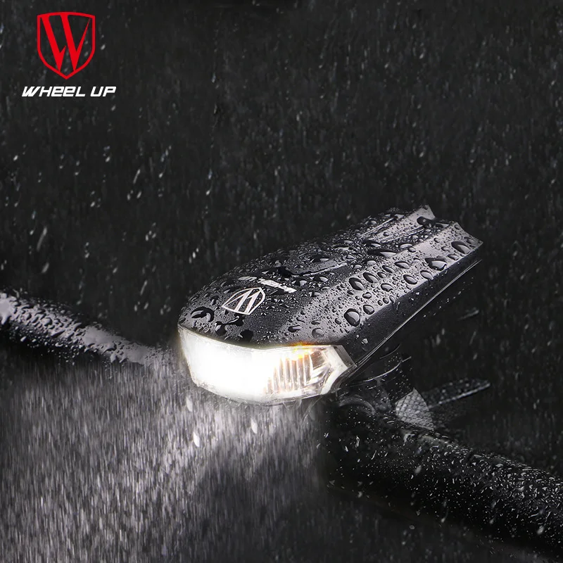 cheap WHEEL UP Bike Light Front USB Rechargeable Bicycle Head Lights MTB Waterproof Cycling Flash Light Touch Night Safe Riding Light