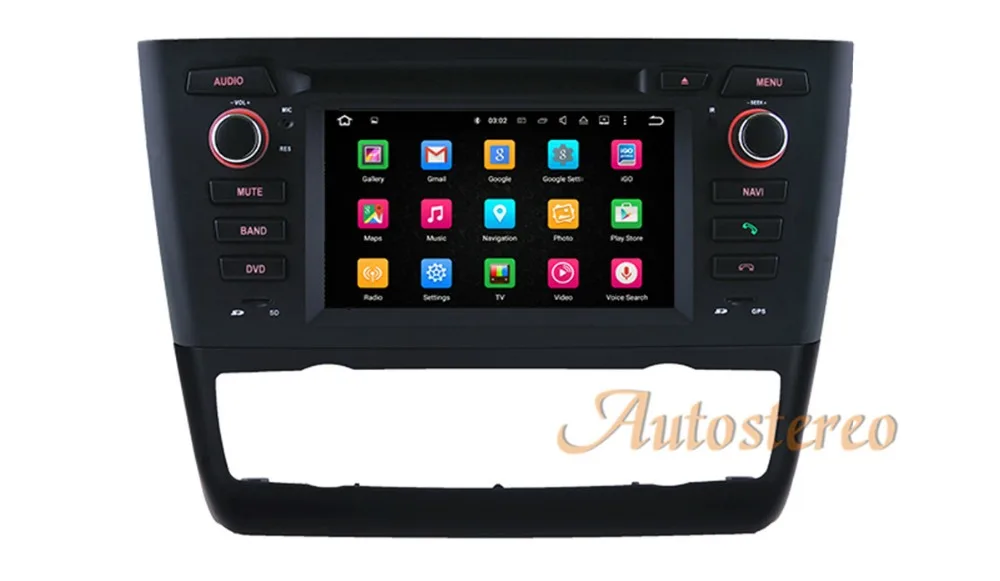 Perfect Android 9.0 Car GPS Navigation DVD Headunit For BMW 1 Series E81 E82 E87 E88 116i 118i Car Stereo Unit auto radio multimedia IPS 2
