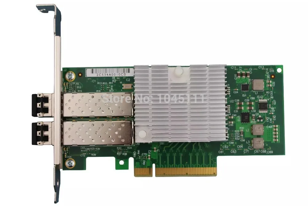 Сетевой адаптер Winyao E10G82599SF SFP + 10G с двойным портом сетевая сеть Ethernet NIC карта Intel