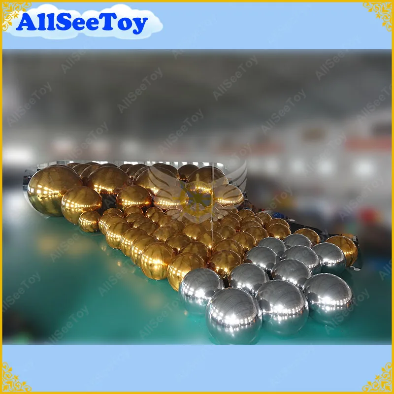 

Inflatable Chrome Ball Good Quality Mirror Ball Gold and Silver for Events