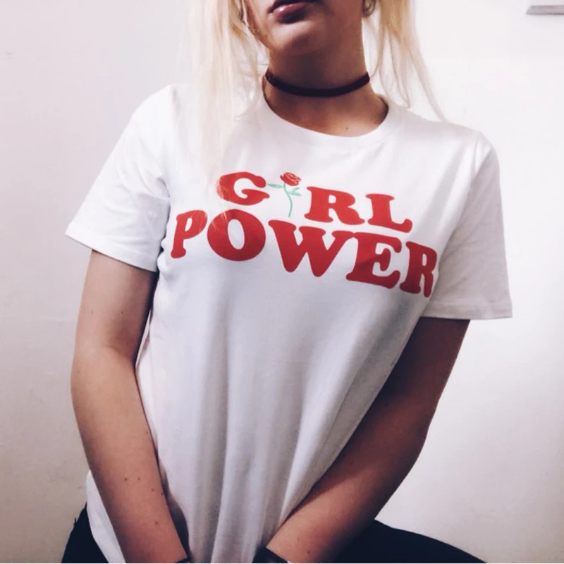 girl power t shirt plus size
