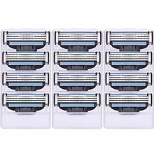 Турбо! 12 шт./лот, высококачественные лезвия для бритвы, совместимые с gilletee Mache 3, бритвенные лезвия для мужчин, уход за лицом