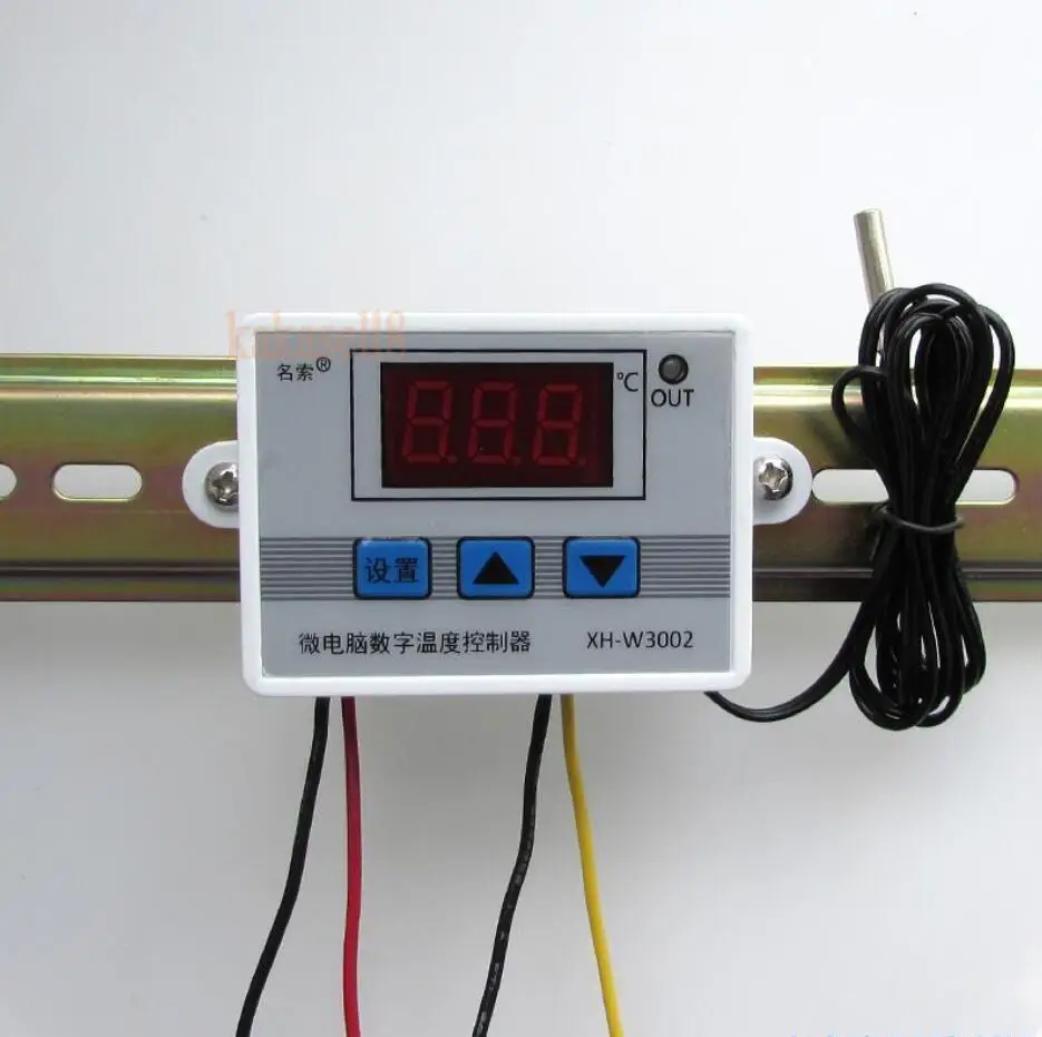 Цифровой светодиодный регулятор температуры ler 10A термостат с датчиком W3002