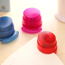 1 pc prático grampo livre grampeador papel encadernação aglutinante stapless papelaria
