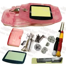 Бренд розовый цвет полный корпус Чехол подходит для GameboyAdvance оболочка ретро-Консоль оболочка подходит для мальчика Advnace консоль экран объектива