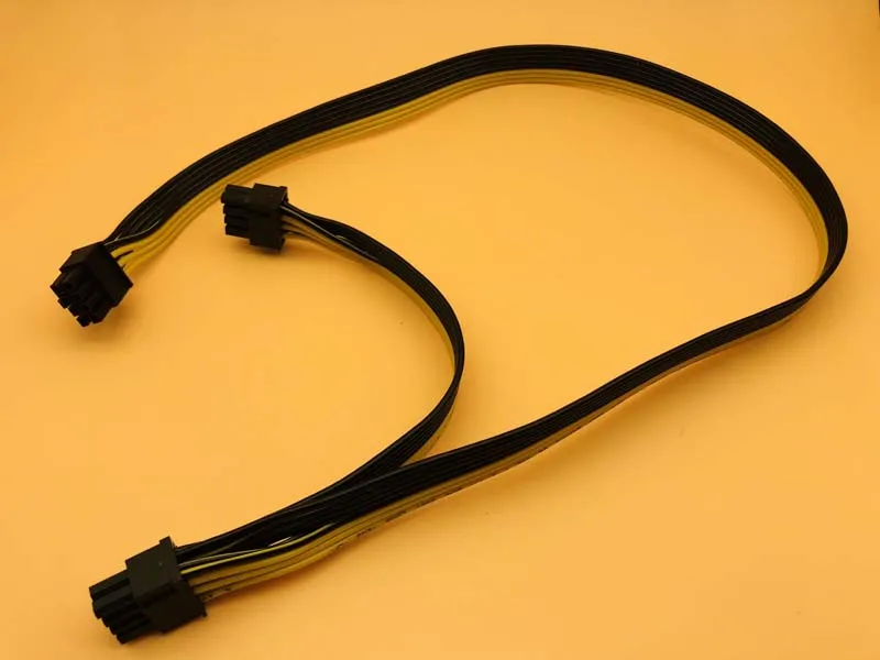8Pin to 8Pin(6+2) Graphics Video Card Power Cable Dual Port Connector 8p to 8p Cable 18AWG Wire Adapter for PC BTC Mining