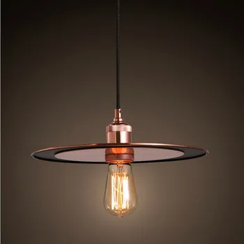 

Nordic Contracted Metal Restaurant Pendant Lights Creative Vintage Pendant Light Cafe Flying Saucer Pendant Lamp