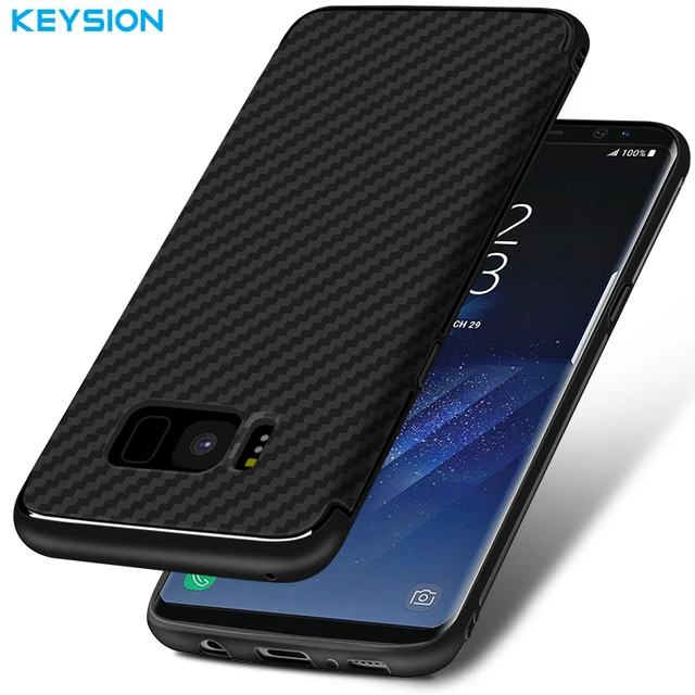 cover samsung s8 carbonio