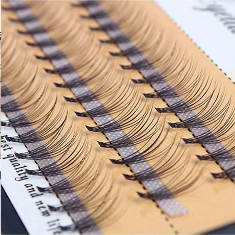 3 Lines Silk Mink Individual Lashes Eyelash Extentions Individual Flare Nature Long False Eye Lashes Extension Beauty Tools