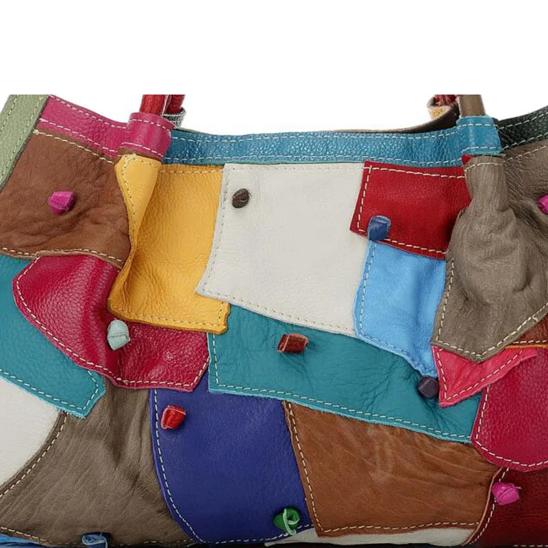Знаменитая винтажная Лоскутная сумка через плечо из овчины дизайнерская ручная Сумочка для покупок высокого качества