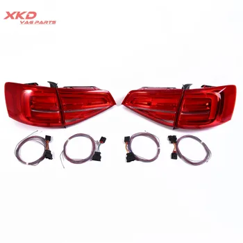 

4pcs LED Red Color Tail Lights Lamp & Cable Set For Volkswagen Jetta MK6 2015-2016