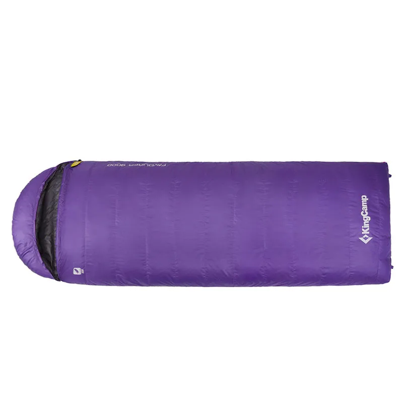 KingCamp Легкий квадратный пуховый спальный мешок-26 градусов C/-14,8 градусов F для зимнего альпинизма, пешего туризма, кемпинга - Цвет: Purple L