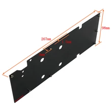 reference design R9 290/R9 290X/R9 390/390X gpu VGA card protector backplate metal pad board video card protection