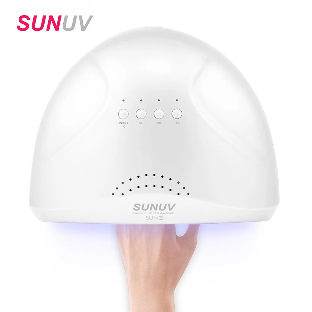 

SUNUV Sunone 48W Nail Lampe LED UV Lamp Nail Dryer for UV Gel LED Gel Nail dry Machine Infrared Sensor