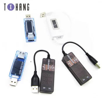 

USB LCD Charger Battery Capacity Voltage Current Tester USB Tester 3-7V Meter Detector for Smartphone Mobile diy electronics