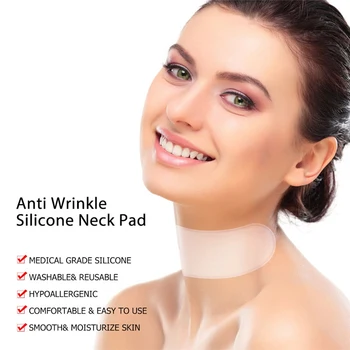 

1pc Reusable Silicone Care Neck Pad Neck Tape Wrinkle Pads For Neck Wrinkle Treatment Prevention Anti Wrinkle
