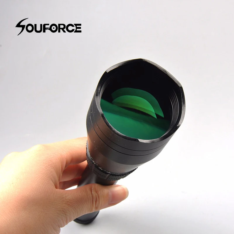 

Adjustable ND3x50 Night Vision Green Laser Designator Flashlight W/Scope Mount for Rifles