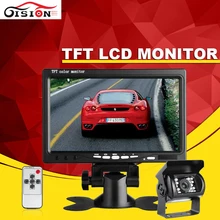 DC 12 V " TFT lcd Автомобильный монитор+ 4 Pin IR ночного видения Водонепроницаемая камера заднего вида для автобуса грузовика кэмпер караван трейлеры