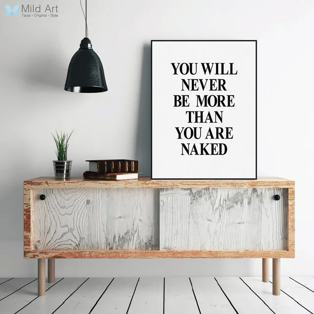 Modern Minimalist Black White Inspirational Typography Quote A4 Modern Minimalist Black White Inspirational Typography Quote A4 Poster Print Wall Art Living Room Decor Canvas