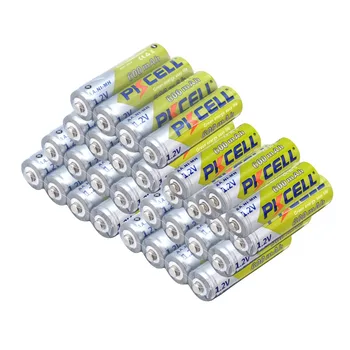 

40pcs/lot AA Rechargeable Battery AA NiMH 1.2V 600mAh Ni-MH 2A Pre-charged Bateria Rechargeable Batteries for Camera