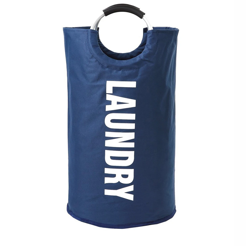 baratas Casa Dust proof Grande Cesto de roupa Dobrável Dificultar Os Campistas Roupas Dobráveis Saco de Oxford Dobrável Lavagem Bin 38*72 cm