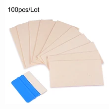 100Pcs 3M Wool Felt Squeegee Car Wrapping Vinyl Film Edge for Sign Vinyl / Vehicle Wrap & Tinting Application Tool 10x5CM 100Pcs 3M Wool Felt Squeegee Car Wrapping Vinyl Film Edge for Sign Vinyl / Vehicle Wrap & Tinting Application Tool 10x5CM