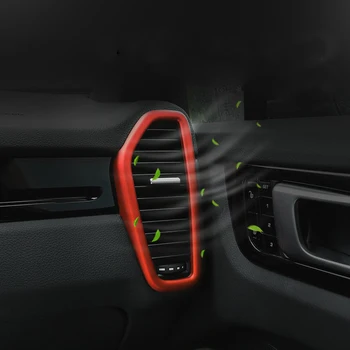 

Interior Dashboard Side Air Outlet Cover Trim ABS 2pcs For Porsche Cayenne 2018 2019 (Only Fit For European Car Model)