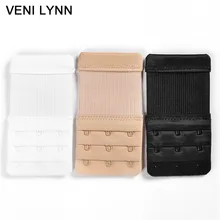 VENI Линн комплект из 3 предметов; нижнее белье на пряжках бюстгальтер переходник удлинитель для головок Brassiere крюк эластичный Удлинительный ремень комплект добавления ряды крючков