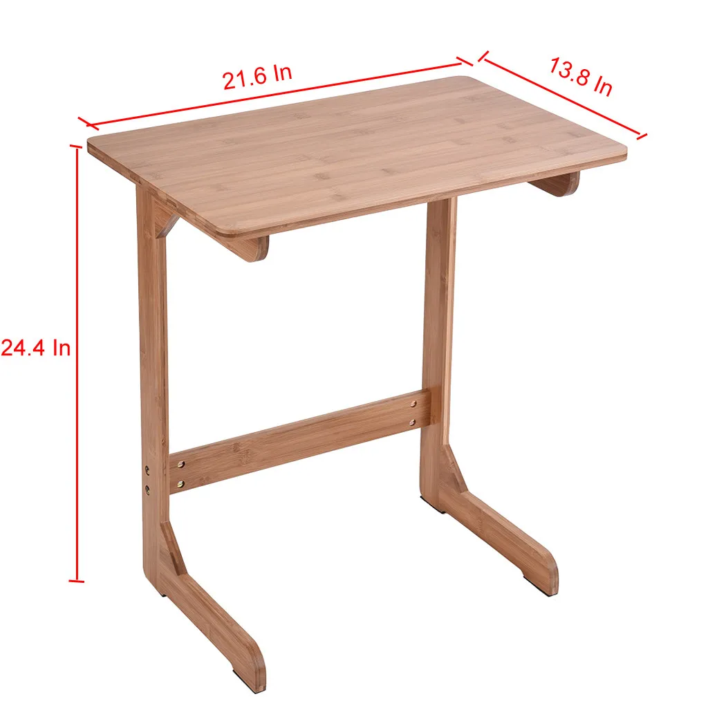 Боковой Диванный Бамбуковый стол для закусок диван кофейный стол минималистский Домашний Деревянный прикроватный столик ноутбук