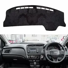 Для Honda City Grace фланель Dashmats приборной панели крышки тире колодки коврик в машину козырек от солнца RHD