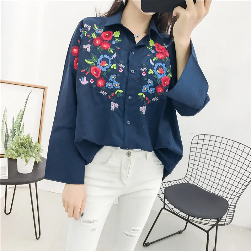 Embroidery blouses