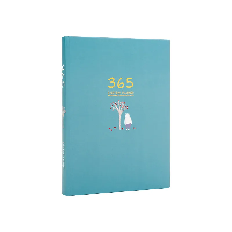 Kawaii 365 дней записная книжка повесток дня B6 ежедневник ежемесячный недельный