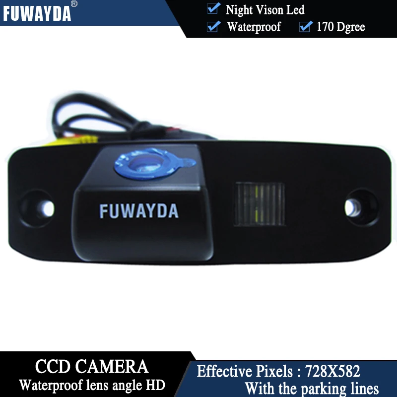 Автомобильная камера заднего вида FUWAYDA CCD для Hyundai Tucson Accent Elantra Terracan Veracruz Sonata + 4 3