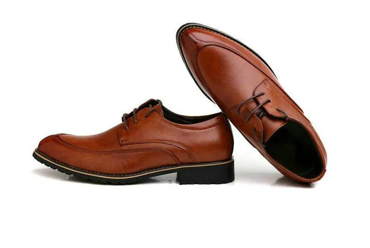 Новое поступление; мужские туфли из натуральной кожи; мужская модельная обувь; модная обувь на плоской подошве со шнуровкой и острым носком; 3 цвета; Размеры 37-44; AA-02