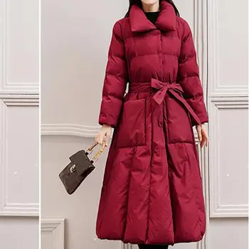 

Winter coat Women 2018 New Long Parka warm cotton-padded jacket