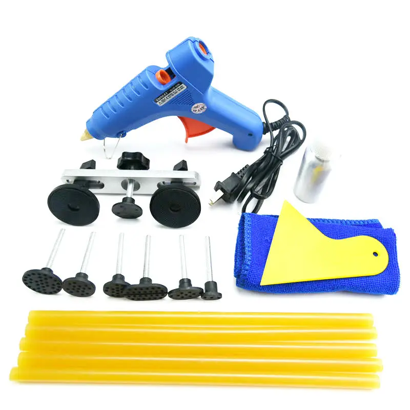 

Furuix PDR Tools Kit Ferramentas Dent Removal Paintless Dent Repair Tools Dent Puller Kit Pulling Bridge Adhesive Hand Tool Set