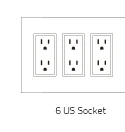 Livolo стандарт США розетка, Хрустальное стекло, телефонная розетка 1 банда, VL-C591T-11/12