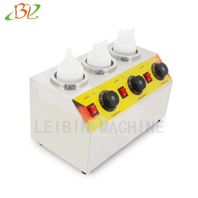 

Mars Commercial Double Sauce Bottle Warmer Electric With Cheese Pastic Bottles Food Warming Machine Chocolate Dispenser Melter