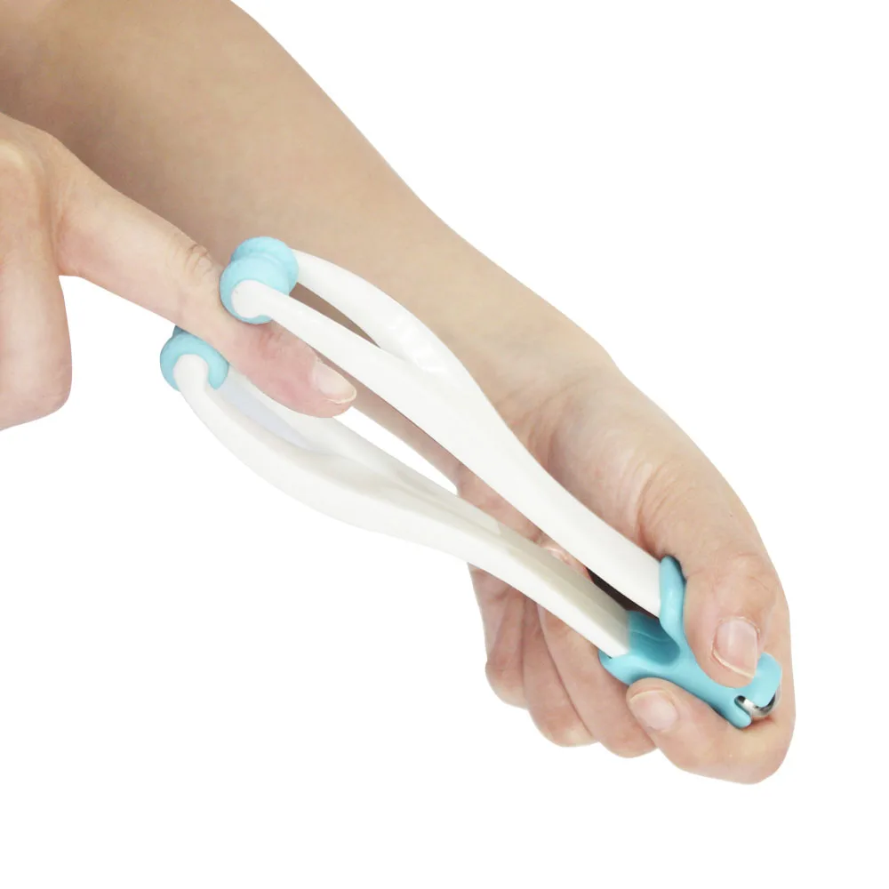 1PCS 2 Rollers Finger Massager Elastic Handle Relax Finger Joints Hand Massager Blood Circulation Massage Tool