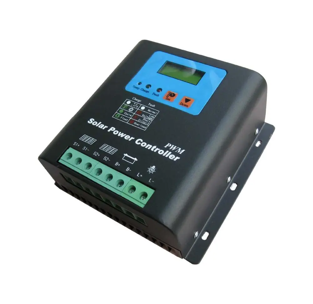 

Solar Controller 12v24v 40A Luxury Foot Power