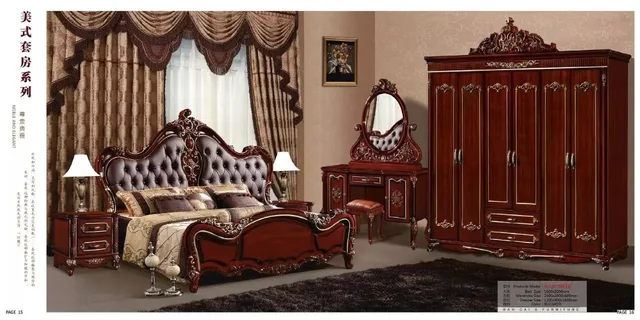 Special Offers modern european solid wood bed Fashion Carved leather french bedroom set furniture king size HC0029 Special Offers modern european solid wood bed Fashion Carved leather french bedroom set furniture king size HC0029