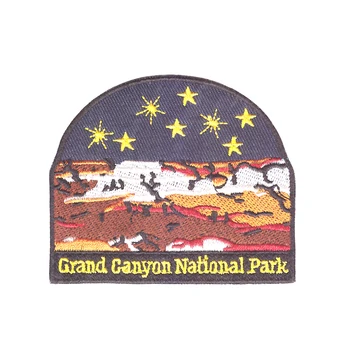 

2018 new arrivals Grand Canyon National park ARIZONA US travel souvenir iron-on diy craft patch Suitable for all kinds of clothe