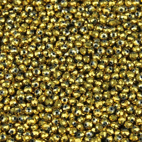 JHNBY, 3 мм, 200 шт, плоские круглые бусины с австрийскими кристаллами, цветные шарики, поставка браслетов и ожерелий, изготовление ювелирных изделий своими руками - Цвет: Y3107 Golden