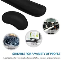 New Wrist Rest Mouse Pad with Non-Slip Base Wrist Rest Pad Ergonomic Mousepad for Typist Office Gaming PC Laptop - Image 4
