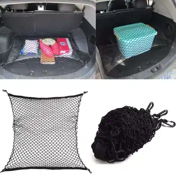 

100x100cm Universal Car Seat Back Storage Mesh Net Rear Cargo Trunk Storage Organizer Luggage Swing Mesh Nets Holder