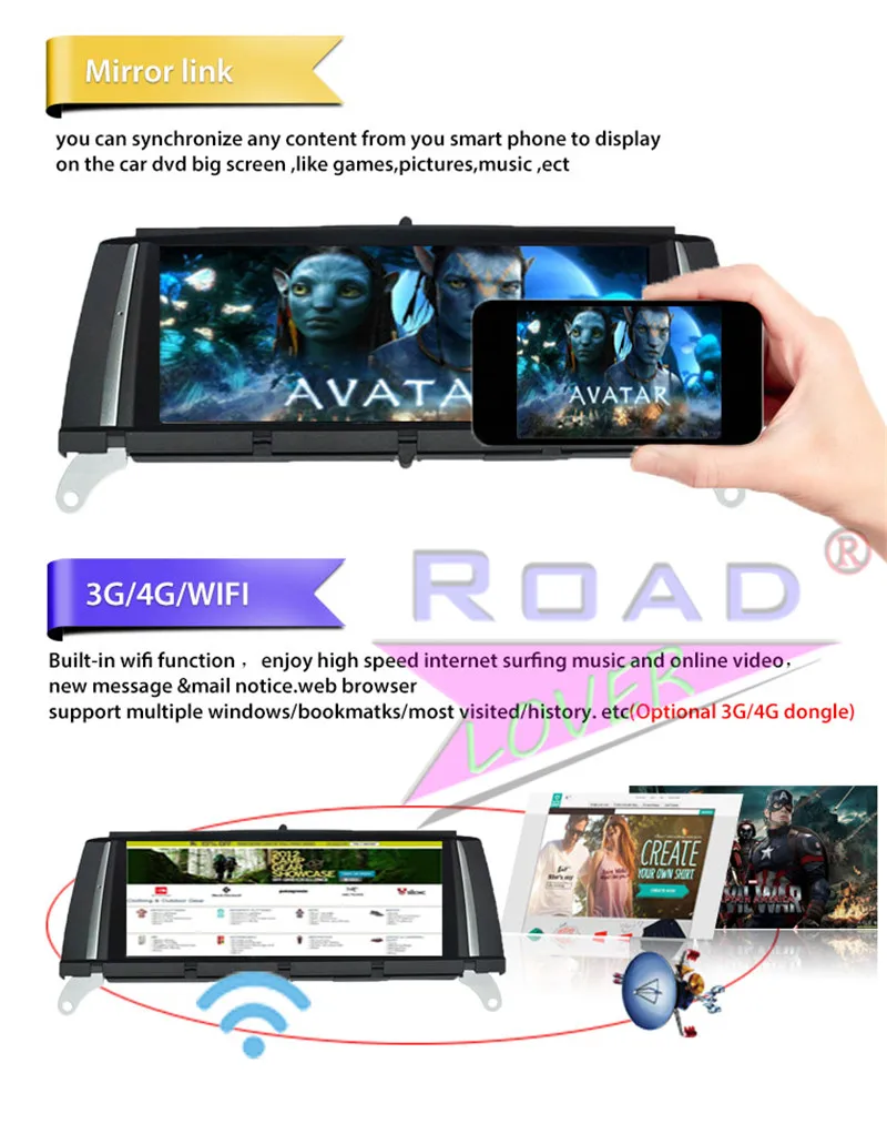 Top Roadlover 2G+32GB Android 7.1 Car PC GPS Navigation Radio For BMW X3 F25(2013-2015) Stereo Quad Core Player 2Din Magnitol NO DVD 12 Top Roadlover 2G+32GB Android 7.1 Car PC GPS Navigation Radio For BMW X3 F25(2013-2015) Stereo Quad Core Player 2Din Magnitol NO DVD 12